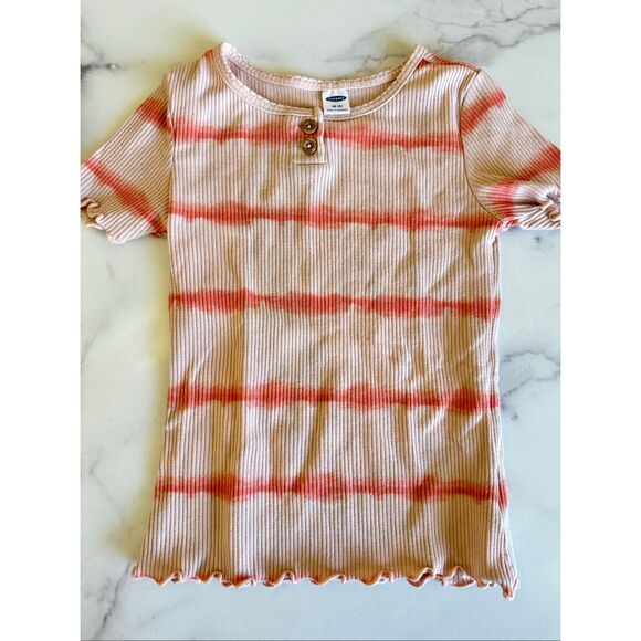 Girls 5-6 year bundle of 4  t-shirt cotton short sleeve solid white tye dye  bun - Picture 5 of 12